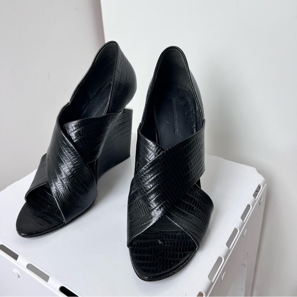 Alexander Wang Black cut out Wedge Heel - Picture 5 of 10